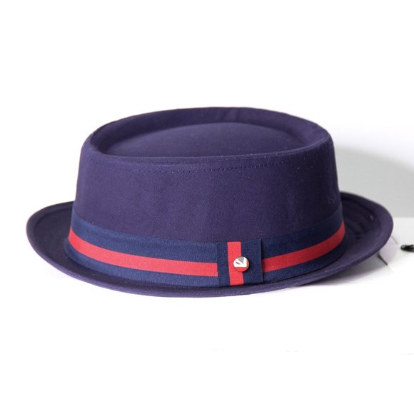 Ben Sherman Navy Cotton Chino Twill PORK PIE w/ Mod Gg band **BNWT** - Picture 1 of 5